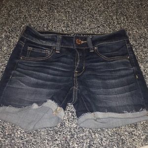 American Eagle Super Super Stretch Midi Shorts